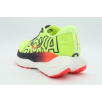 Hoka One One Rocket X Trail Ανδρικά Αθλητικά Παπούτσια Trail Running Λαχανί, Μαύρα, Πορτοκαλί, Λευκά