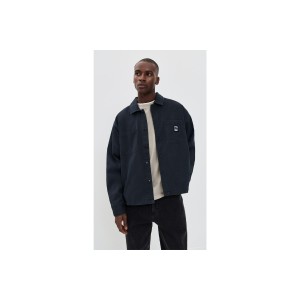 Obey Harvey Shirt Πουκάμισο Μακρυμάνικο Ανδρικό (121160066 BLACK FADED WASH)