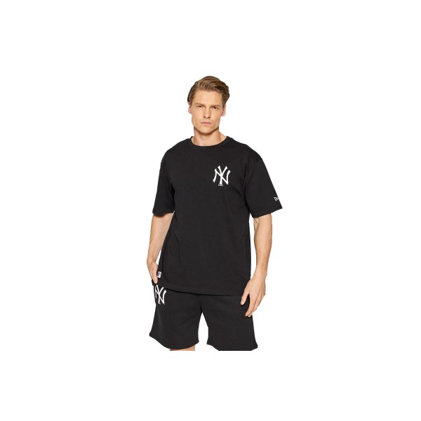 New Era Mlb Big Logo Oversized Tee Neyyan T-Shirt Ανδρικό 