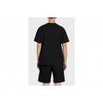 Obey Established Works Bold Ανδρικό Κοντομάνικο T-Shirt Μαύρο