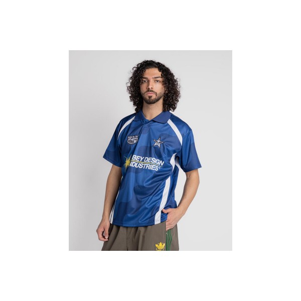 Obey Soccer Jersey Polo Ανδρικό (131080372 BLUE MULTI)