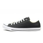Converse Chuck Taylor All Star Low Leather Sneakers Μαύρα, Λευκά