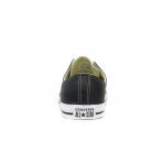 Converse Chuck Taylor All Star Low Leather Sneakers Μαύρα, Λευκά
