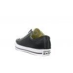 Converse Chuck Taylor All Star Low Leather Sneakers Μαύρα, Λευκά