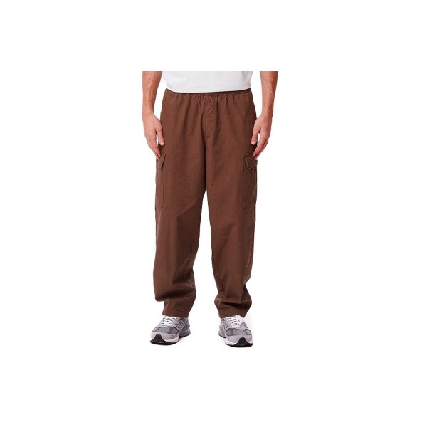 Obey Easy Ripstop Cargo Pant Παντελόνι Cargo Ανδρικό (142020196 DARK BROWN)