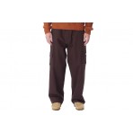 Obey Bigwig Baggy Twill Cargo Pant Παντελόνι Cargo Ανδρικό (142020217 JAVA BROWN)