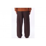 Obey Bigwig Baggy Twill Cargo Pant Παντελόνι Cargo Ανδρικό (142020217 JAVA BROWN)