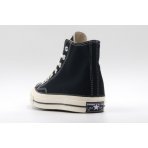 Converse Chuck 70 Hi Γυναικεία Μποτάκια Μαύρα & Λευκά