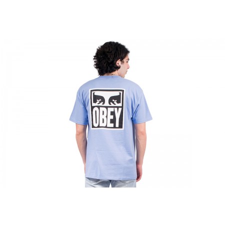 Obey Eyes Icon 2 Ανδρικό Κοντομάνικο T-Shirt Βιολετί