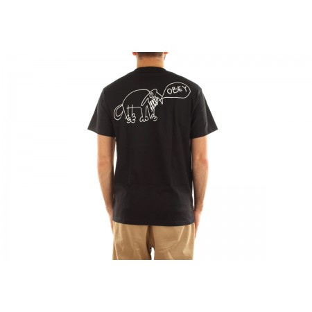 Obey Angry Dog T-Shirt Ανδρικό 