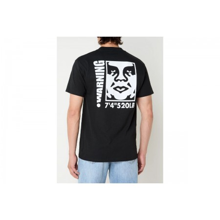 Obey Warning T-Shirt Ανδρικό 