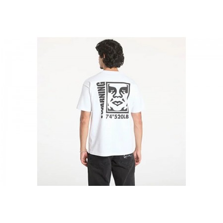 Obey Warning T-Shirt Ανδρικό 