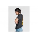 Obey Icon Stencil Flame Ανδρικό Κοντομάνικο T-Shirt Μαύρο