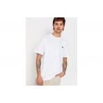 Obey Icon Stencil Flame Ανδρικό Κοντομάνικο T-Shirt Λευκό