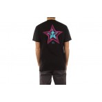 Obey Cosmic Noise Ανδρικό Κοντομάνικο T-Shirt Μαύρο