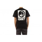 Obey Bold Eye Ανδρικό Κοντομάνικο T-Shirt Μαύρο