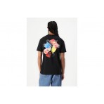 Obey Studios Palette Ανδρικό Κοντομάνικο T-Shirt Μαύρο