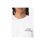 Obey Studios Palette Ανδρικό Κοντομάνικο T-Shirt Λευκό