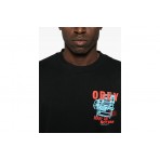 Obey Printing Press Make Art Ανδρικό Κοντομάνικο T-Shirt Μαύρο