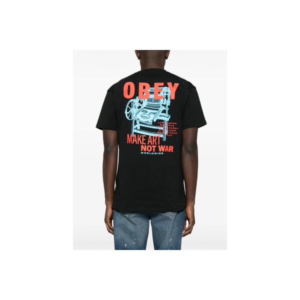 Obey Printing Press Make Art T-Shirt Ανδρικό (165264061 BLACK)