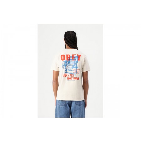 Obey Printing Press Make Art T-Shirt Ανδρικό 