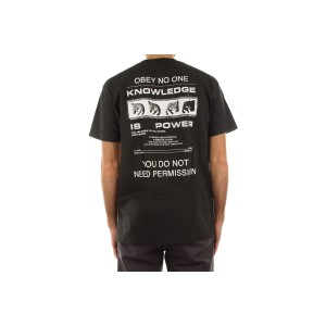 Obey Permission T-Shirt Ανδρικό (165264087 VINTAGE BLACK)