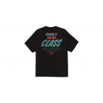 Obey Class Dropout Ανδρικό Κοντομάνικο T-Shirt Μαύρο