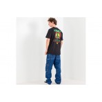 Obey Peace Target Ανδρικό Κοντομάνικο T-Shirt Μαύρο