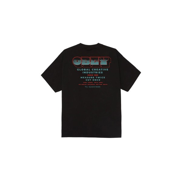 Obey Measure Twice T-Shirt Ανδρικό (165264146 BLACK)
