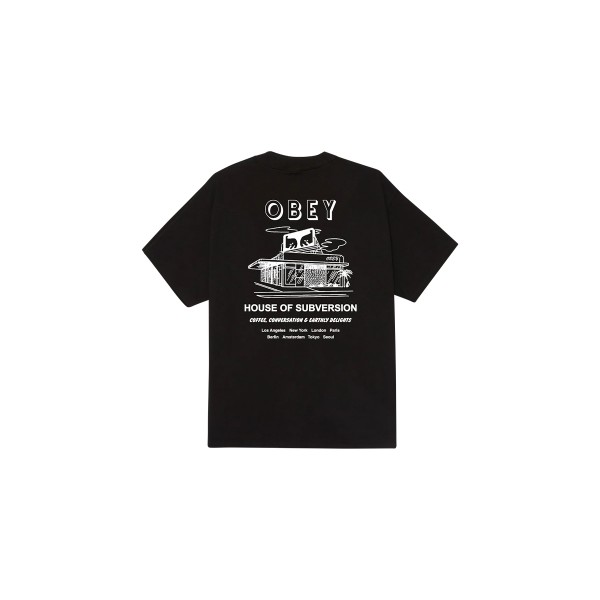 Obey House Of Subversion T-Shirt Ανδρικό (165264195 BLACK)