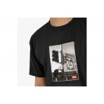 Obey Los Angeles Photo Classic Ανδρικό Κοντομάνικο T-Shirt Μαύρο