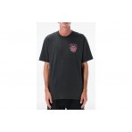 Obey Global Visuals Classic Ανδρικό Κοντομάνικο T-Shirt Μαύρο