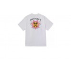 Obey Global Visuals Classic Ανδρικό Κοντομάνικο T-Shirt Λευκό