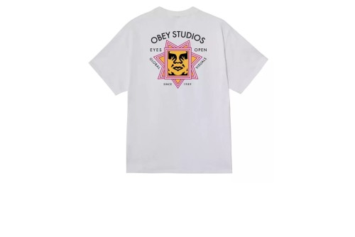Obey Global Visuals Classic T-Shirt Ανδρικό (165264232 WHITE)