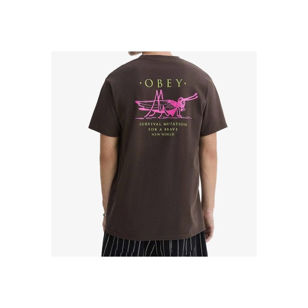 Obey Mutant Grasshopper Classic T-Shirt Ανδρικό (165264235 JAVA BROWN)