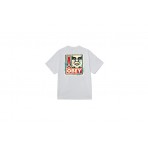 Obey Exclamation Classic Ανδρικό Κοντομάνικο T-Shirt Λευκό, Κόκκινο, Διάφορα Χρώματα