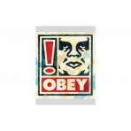 Obey Exclamation Classic Ανδρικό Κοντομάνικο T-Shirt Λευκό, Κόκκινο, Διάφορα Χρώματα