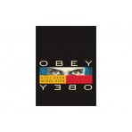 Obey Eyes Open Classic Ανδρικό Κοντομάνικο T-Shirt Μαύρο