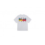 Obey Eyes Open Classic Ανδρικό Κοντομάνικο T-Shirt Λευκό