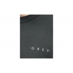 Obey Architecture Of The Uni Classic Ανδρικό Κοντομάνικο T-Shirt Μαύρο