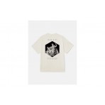Obey Architecture Of The Uni Classic Ανδρικό Κοντομάνικο T-Shirt Εκρού