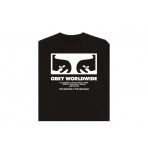 Obey The Medium Is The Message Classic T-Shirt Ανδρικό (165264333 BLACK)