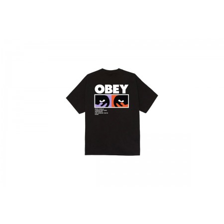 Obey Always Watching Classic Ανδρικό Κοντομάνικο T-Shirt Μαύρο, Διάφορα Χρώματα