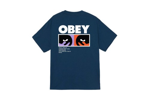 Obey Always Watching Classic T-Shirt Ανδρικό (165264344 HARBOR BLUE)