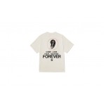 Obey Come Lose Your Hearing Classic Ανδρικό Κοντομάνικο T-Shirt Εκρού