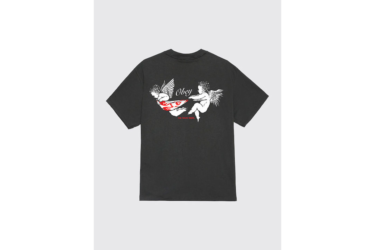 Obey No Love Lost Classic Ανδρικό Κοντομάνικο T-Shirt Μαύρο