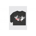 Obey No Love Lost Classic Ανδρικό Κοντομάνικο T-Shirt Μαύρο