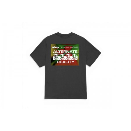 Obey Alternate Reality Classic Ανδρικό Κοντομάνικο T-Shirt Μαύρο