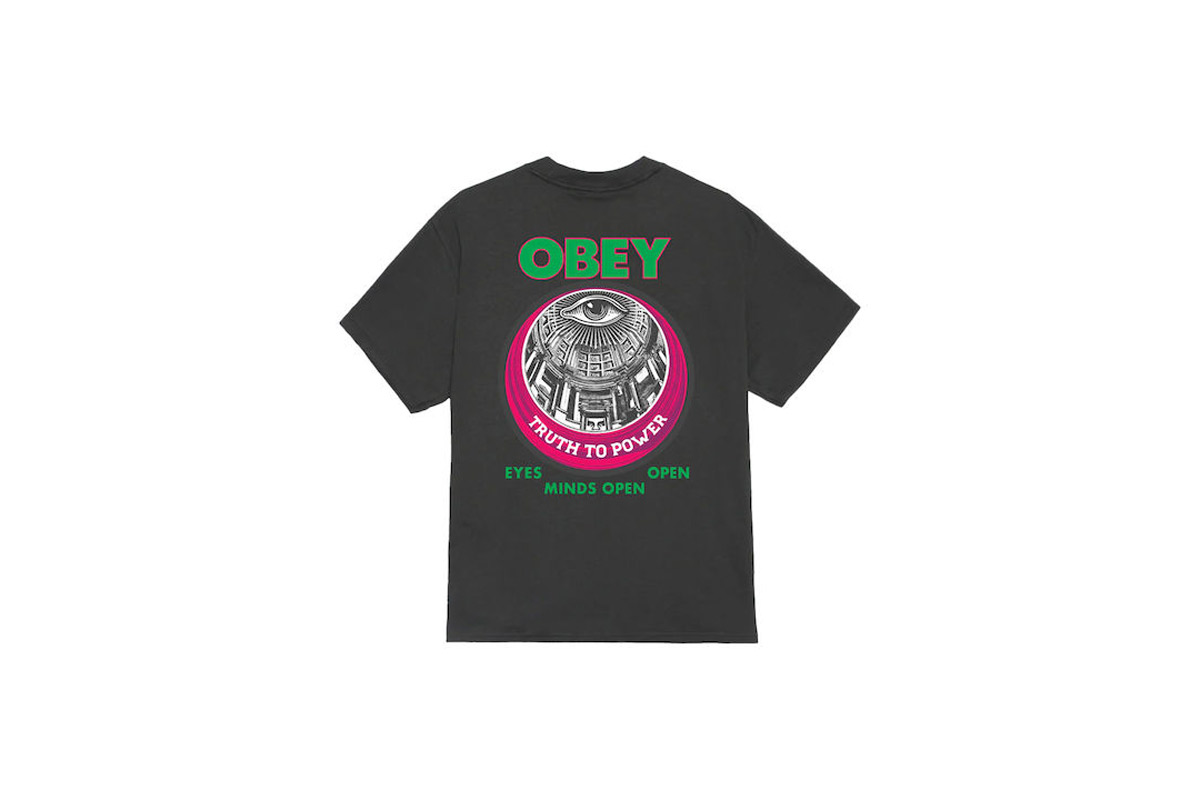 Obey Truth To Power Classic Ανδρικό Κοντομάνικο T-Shirt Μαύρο