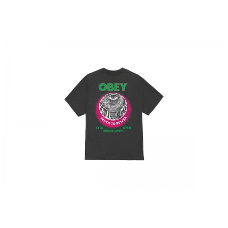 Obey Truth To Power Classic Ανδρικό Κοντομάνικο T-Shirt Μαύρο